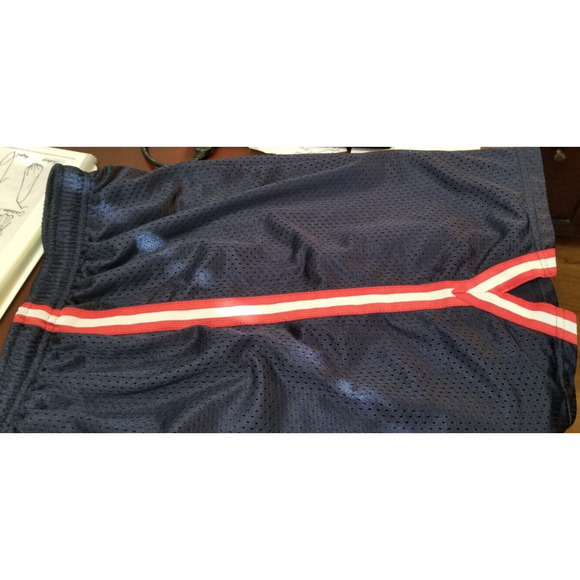 New England Patriots Shorts Reebok On Field Blue Authentic Sideline Men's Medium - Picture 4 of 9